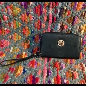 Black leather wallet